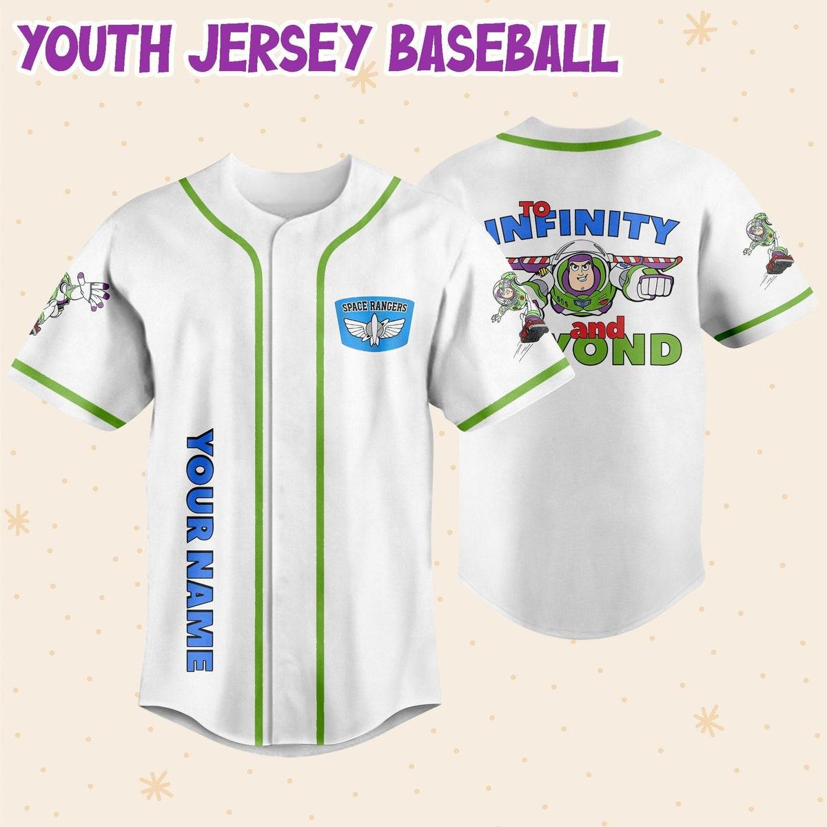 Mckenzieshoponline Toy Story Buzz Lightyear To Infinity And Beyond Personalized Baseball Jersey For Fans - Image 6