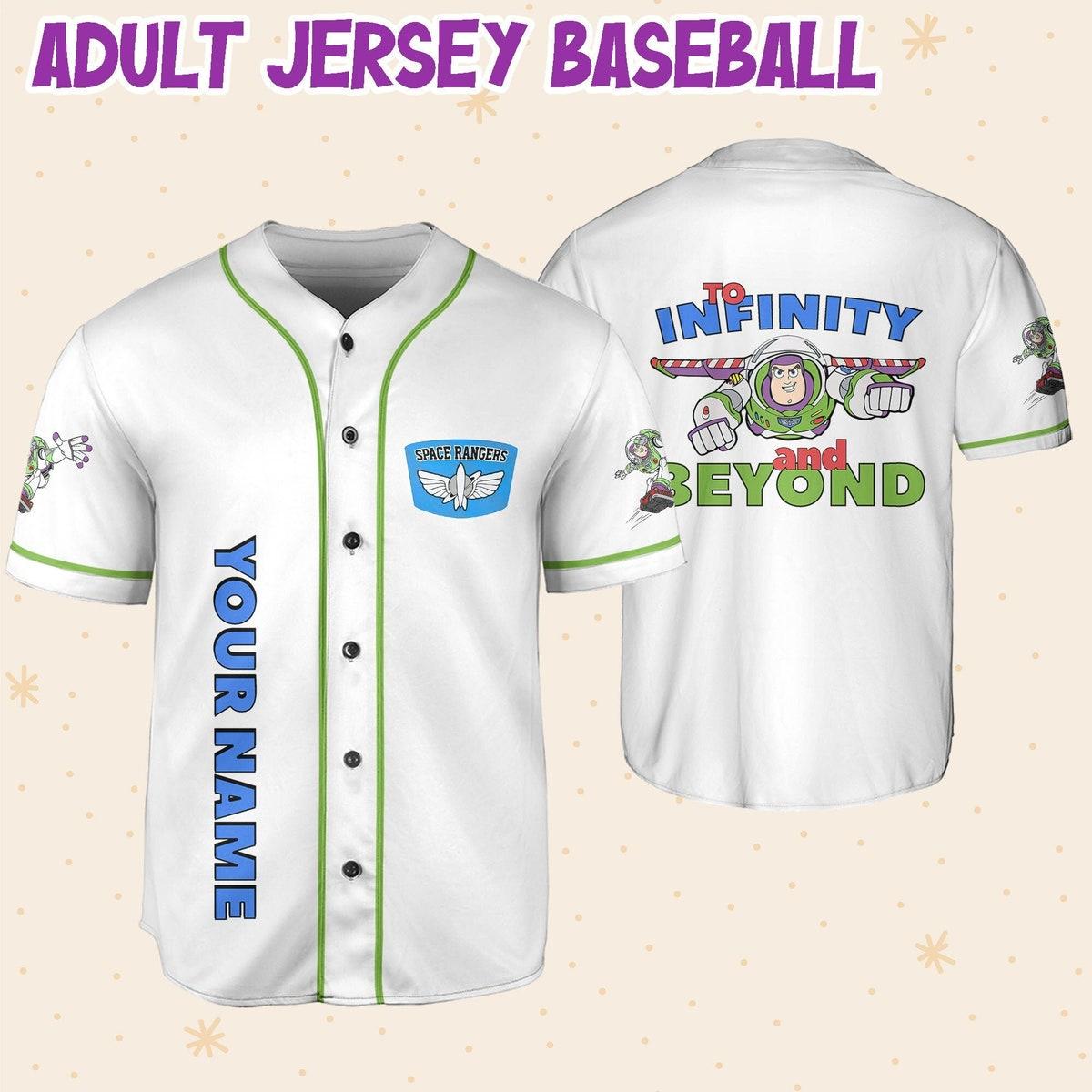 Mckenzieshoponline Toy Story Buzz Lightyear To Infinity And Beyond Personalized Baseball Jersey For Fans - Image 7