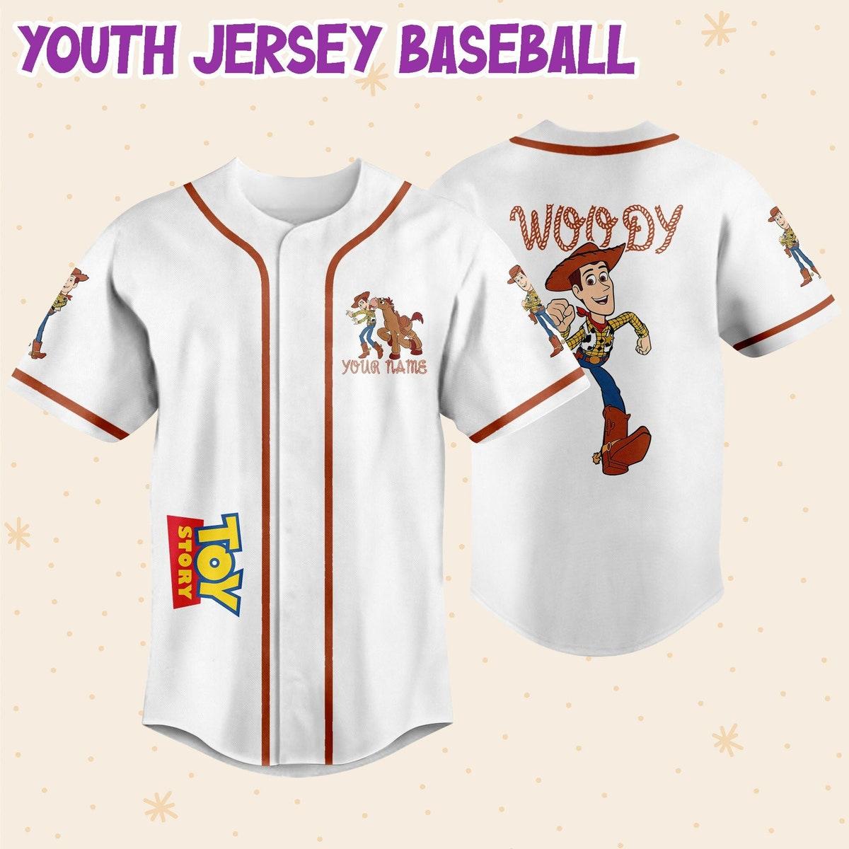 Mckenzieshoponline Toy Story Woody Sheriff Disney Personalized Baseball Jersey For Fans - Image 6