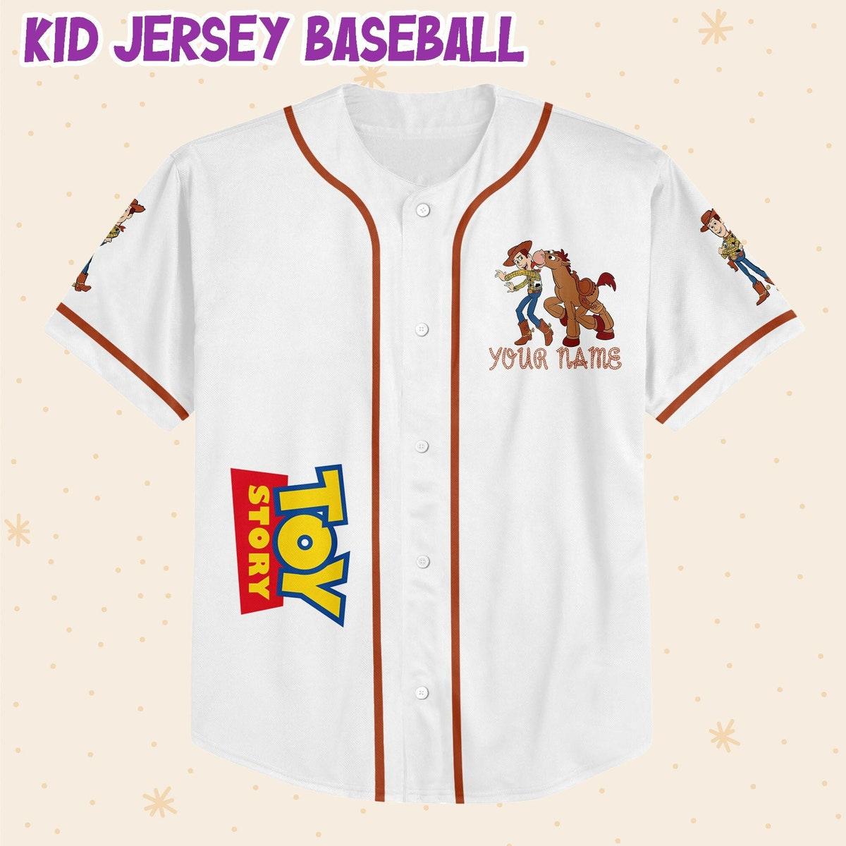Mckenzieshoponline Toy Story Woody Sheriff Disney Personalized Baseball Jersey For Fans - Image 3