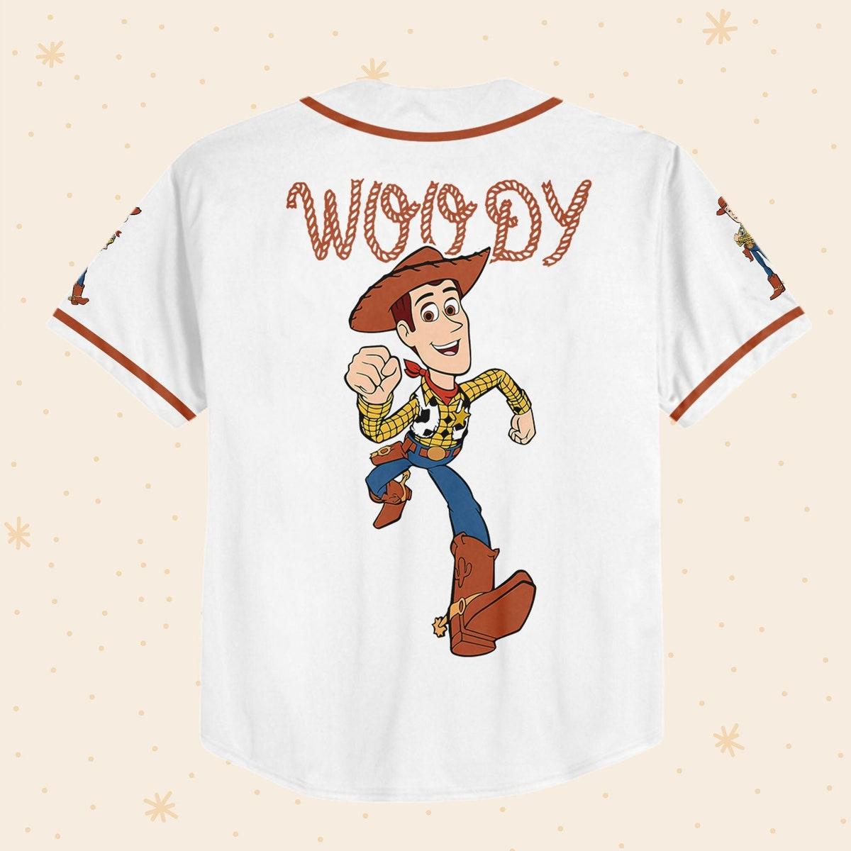 Mckenzieshoponline Toy Story Woody Sheriff Disney Personalized Baseball Jersey For Fans - Image 4