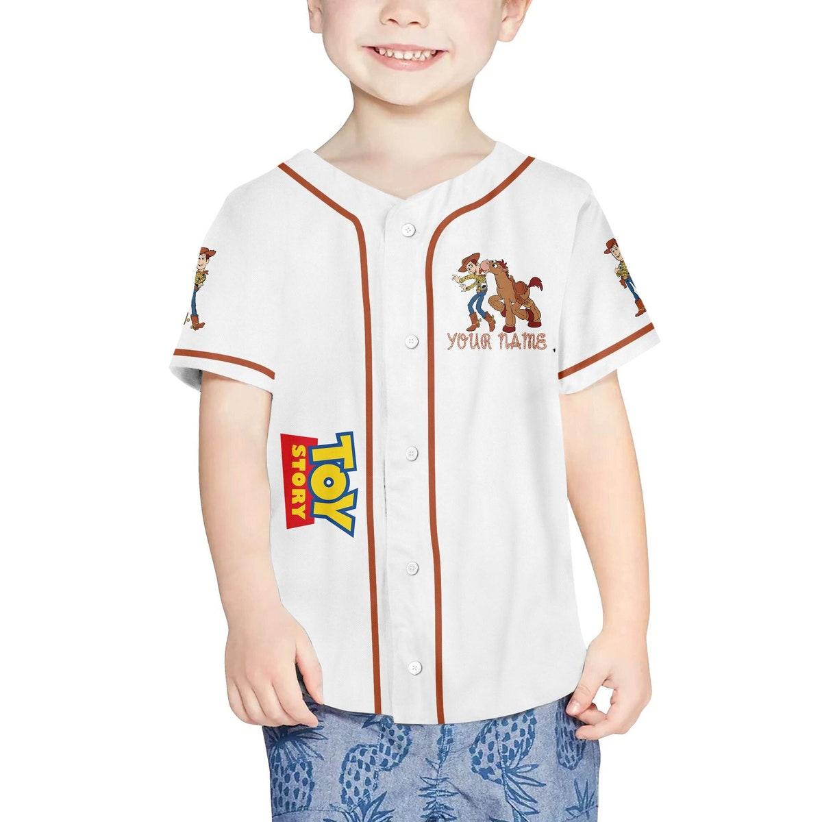 Mckenzieshoponline Toy Story Woody Sheriff Disney Personalized Baseball Jersey For Fans - Image 5
