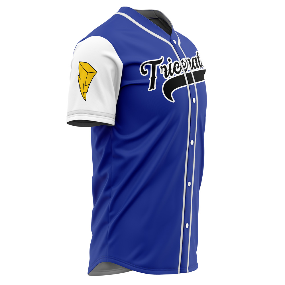 Mckenzieshoponline Triceratops Blue Power Rangers Personalized Baseball Jersey For Fans - Image 4