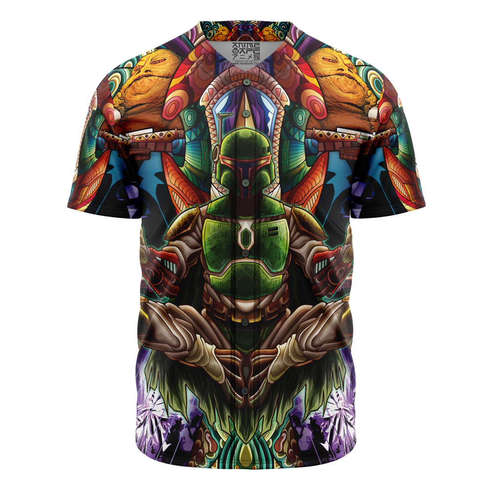 Mckenzieshoponline Trippy Boba Fett Star Wars Personalized Baseball Jersey For Fans Without Piping