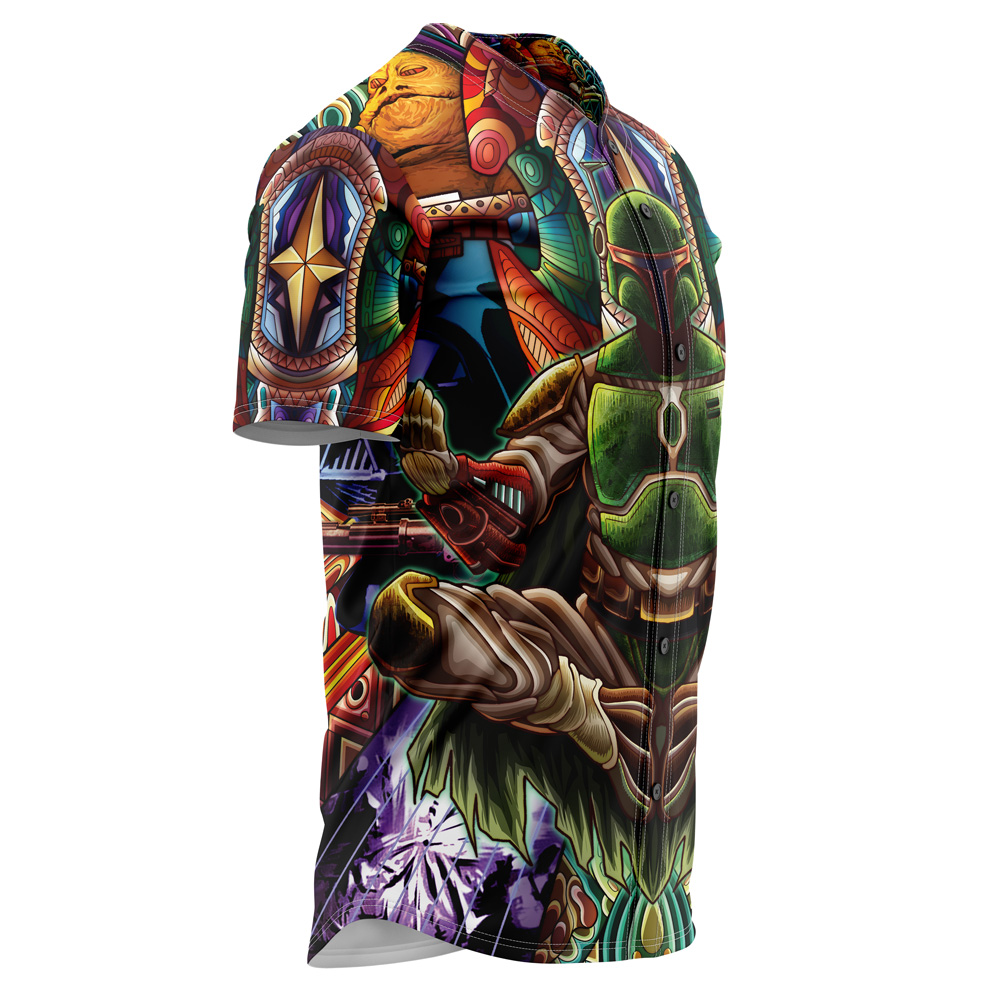 Mckenzieshoponline Trippy Boba Fett Star Wars Personalized Baseball Jersey For Fans Without Piping - Image 2