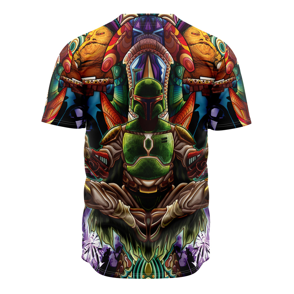 Mckenzieshoponline Trippy Boba Fett Star Wars Personalized Baseball Jersey For Fans Without Piping - Image 3