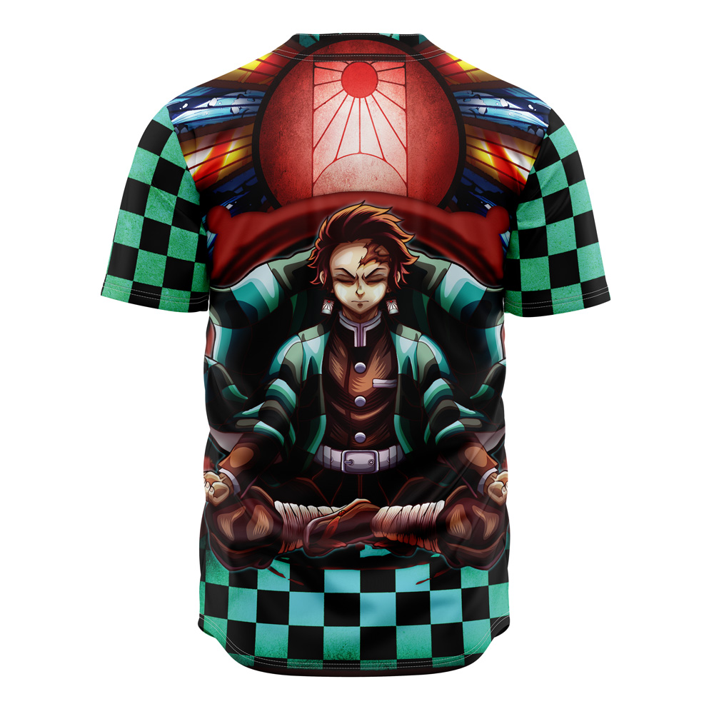 Mckenzieshoponline Trippy Kamado Tanjiro Demon Slayer Personalized Baseball Jersey For Fans Without Piping - Image 3