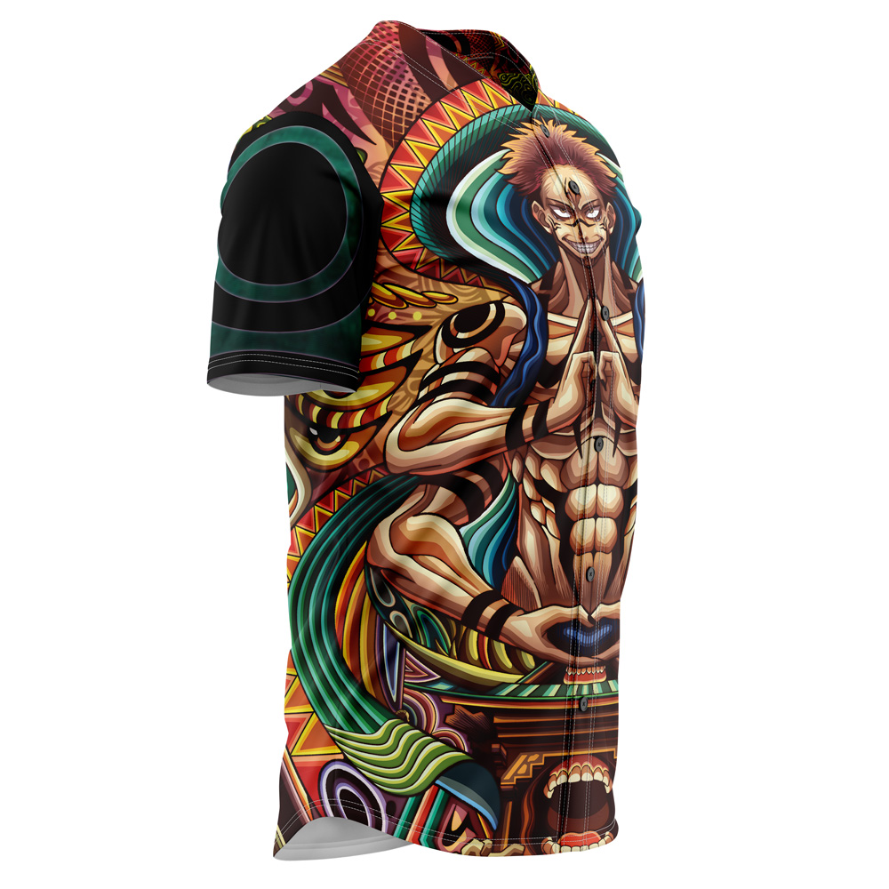 Mckenzieshoponline Trippy Ryomen Sukuna Jujutsu Kaisen Personalized Baseball Jersey For Fans Without Piping - Image 2