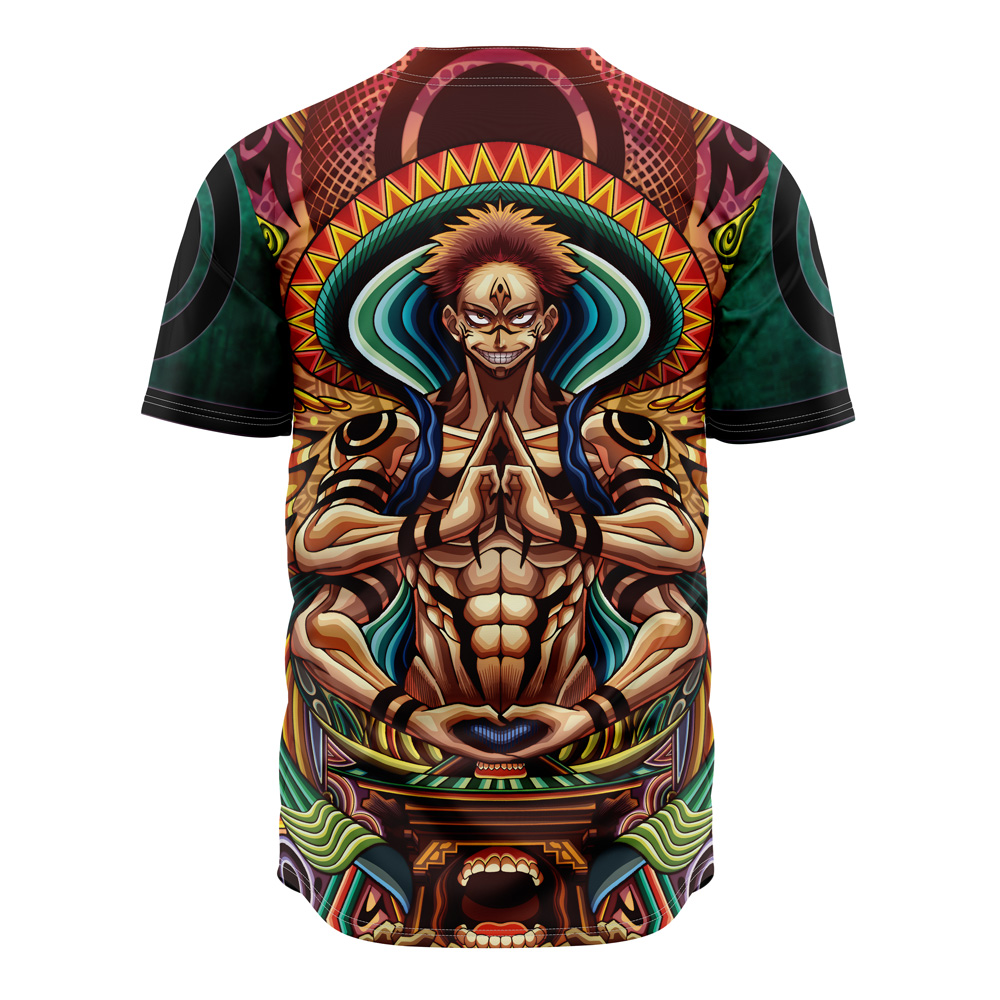 Mckenzieshoponline Trippy Ryomen Sukuna Jujutsu Kaisen Personalized Baseball Jersey For Fans Without Piping - Image 3