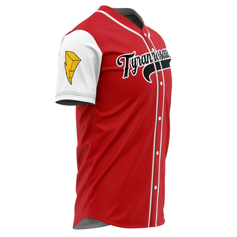Mckenzieshoponline Tyrannosauruses Red Power Rangers Personalized Baseball Jersey For Fans - Image 4