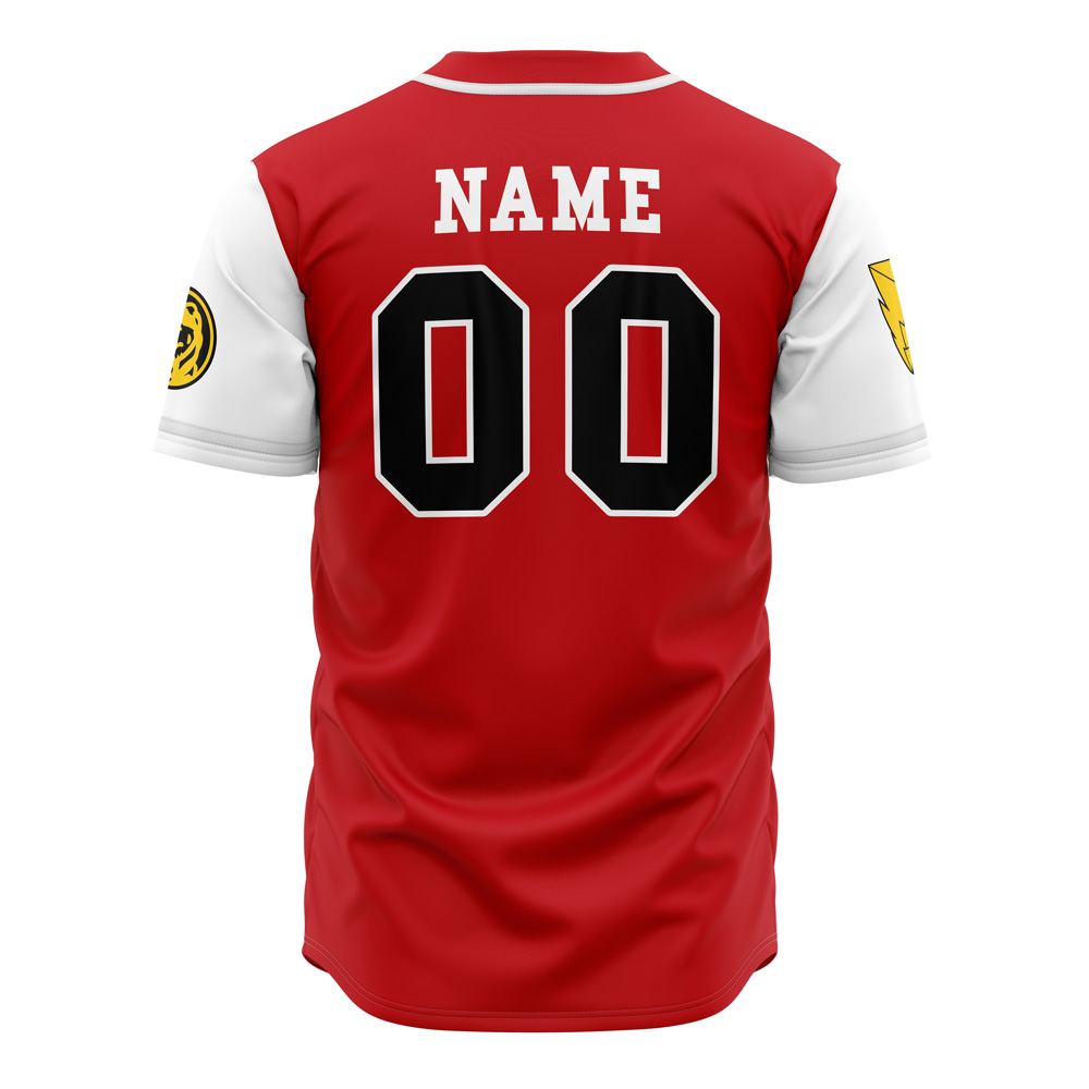 Mckenzieshoponline Tyrannosauruses Red Power Rangers Personalized Baseball Jersey For Fans - Image 3