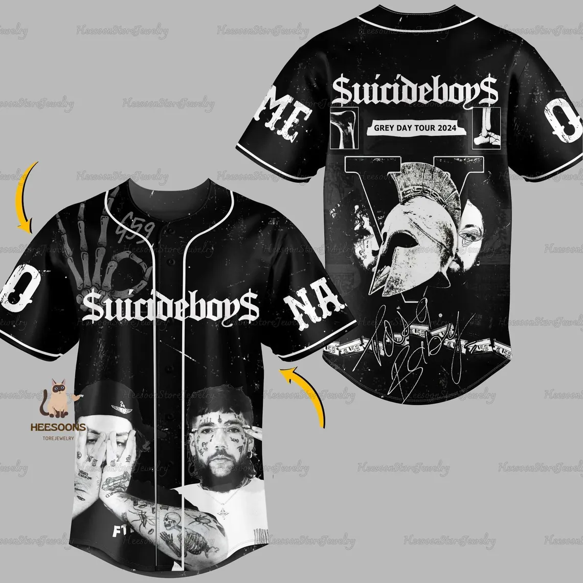 Mckenzieshoponline $uicideboy$ Greyday G59 Personalized Baseball Jersey For Fans