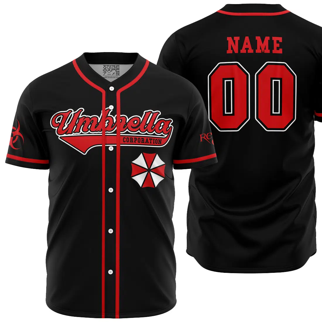 Mckenzieshoponline Umbrella Corp Resident Evil Personalized Baseball Jersey For Fans