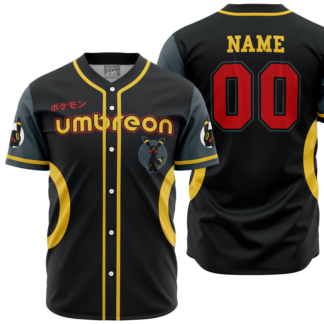 Mckenzieshoponline Umbreon Eeveelution Pokemon Personalized Baseball Jersey For Fans