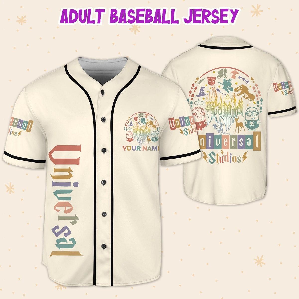 Mckenzieshoponline Universal Studio Vintage Characters Disney Personalized Baseball Jersey For Fans - Image 6