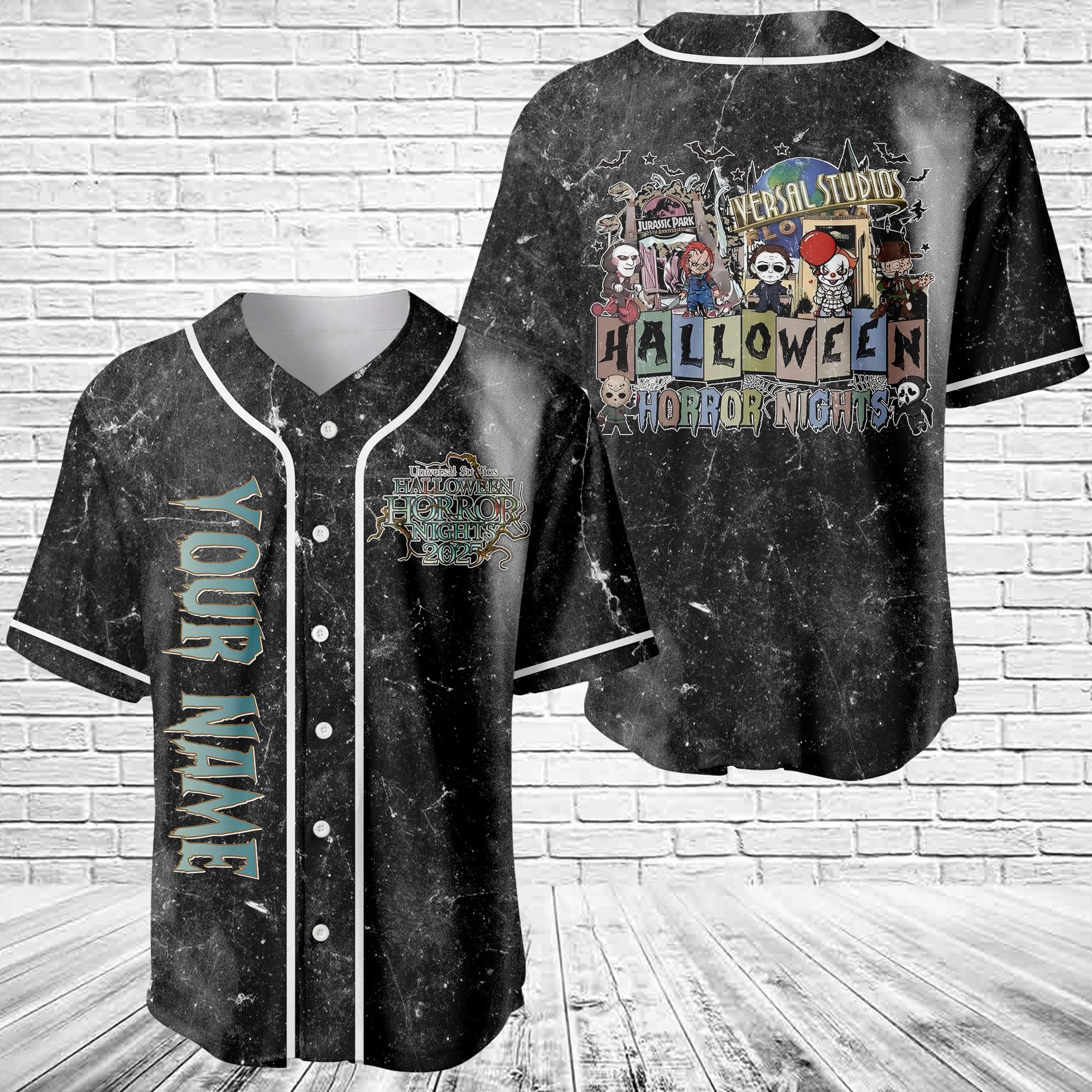 Jerseytrend Universal Studios Halloween Horror Nights Personalized Baseball Jersey For Fans