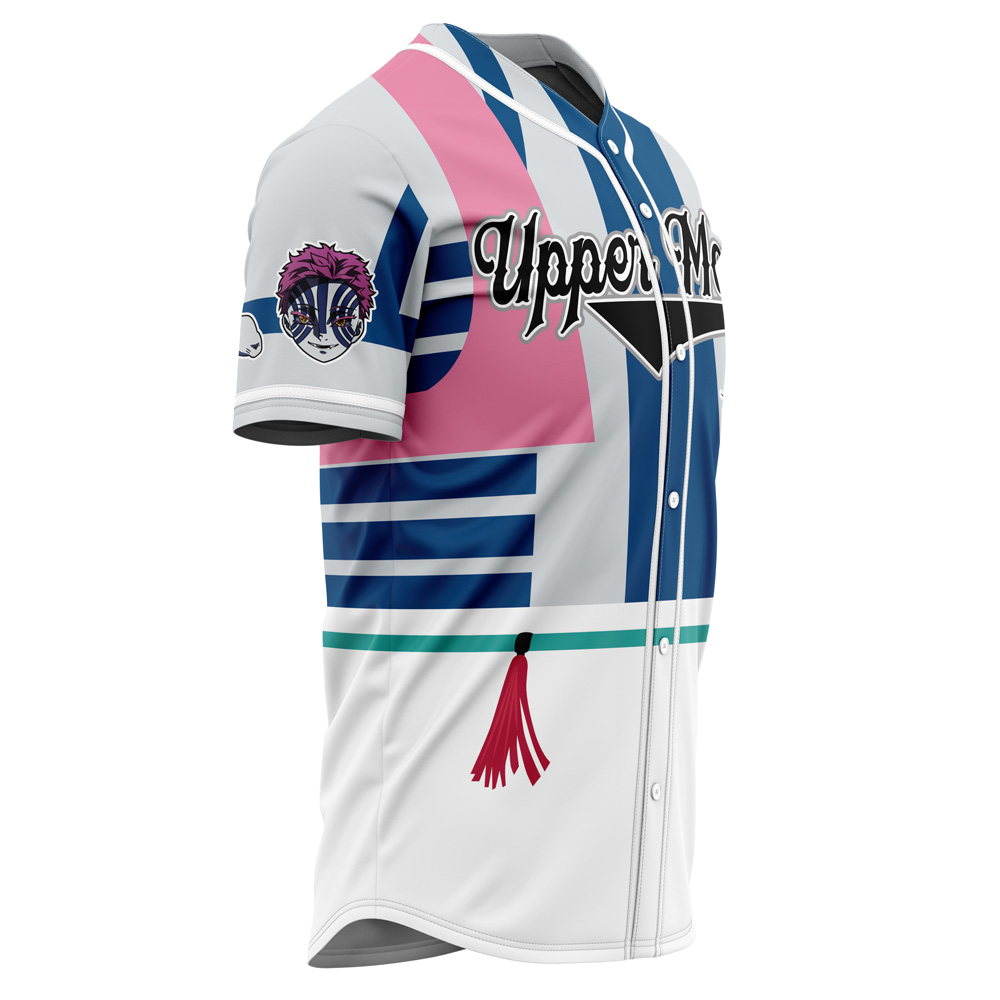 Mckenzieshoponline Upper Moons Akaza Demon Slayer Personalized Baseball Jersey For Fans - Image 2