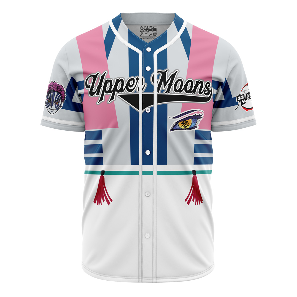 Mckenzieshoponline Upper Moons Akaza Demon Slayer Personalized Baseball Jersey For Fans