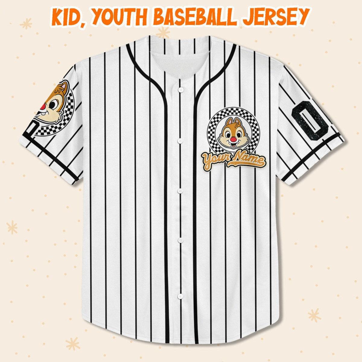 Mckenzieshoponline Vintage Chip And Dale Double Disney Personalized Baseball Jersey For Fans - Image 3
