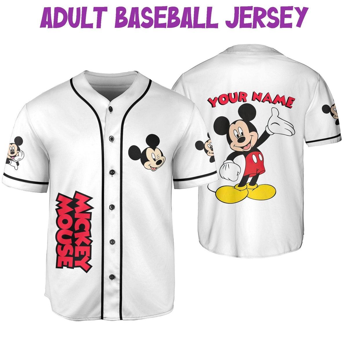 Mckenzieshoponline Vintage Disney Cute Mickey Mouse Personalized Baseball Jersey For Fans - Image 7