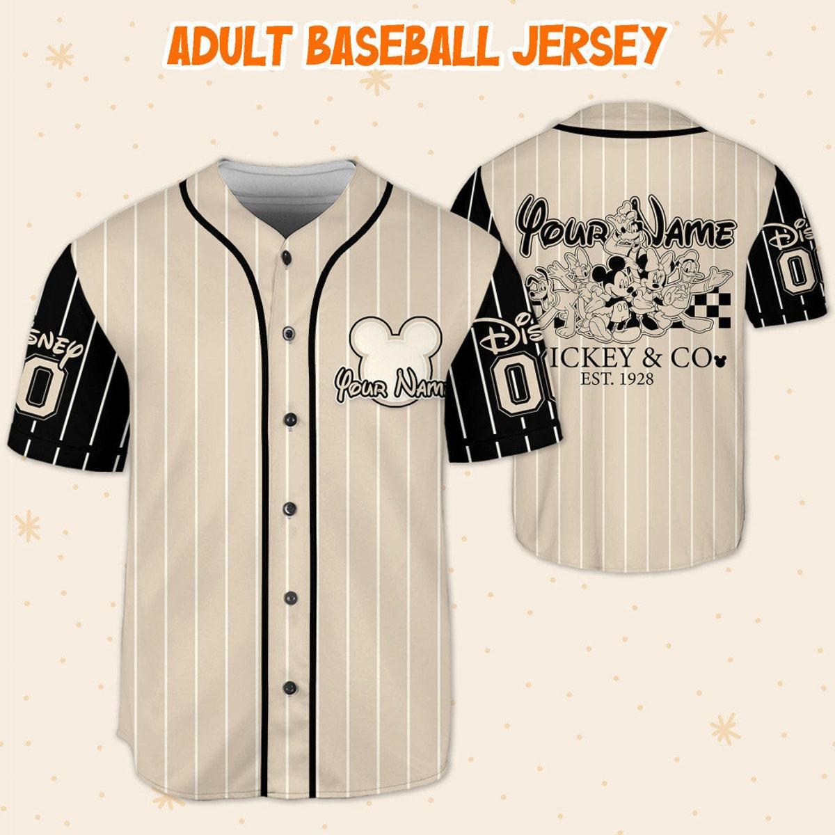 Mckenzieshoponline Vintage Mickey Mouse And Co 1928 Name Disney Personalized Baseball Jersey For Fans - Image 6