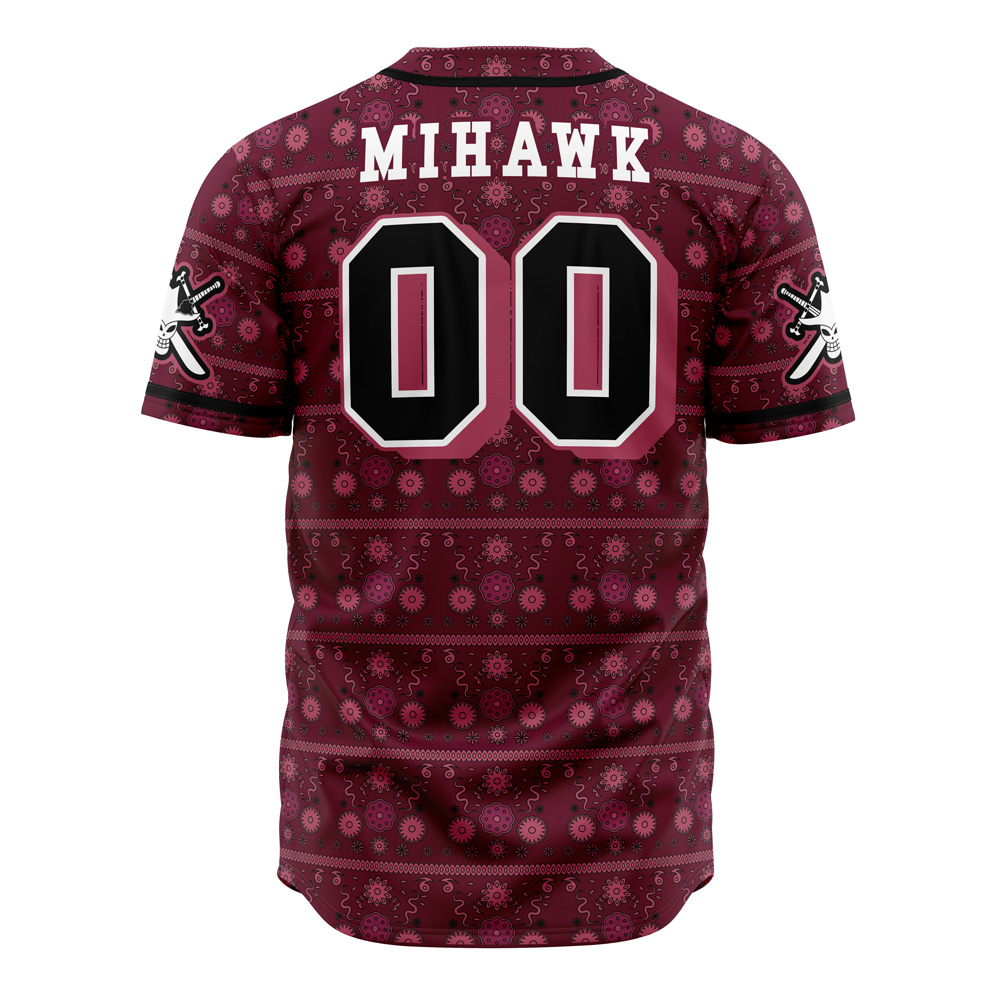 Mckenzieshoponline Warlords Mihawk One Piece Personalized Baseball Jersey For Fans - Image 3