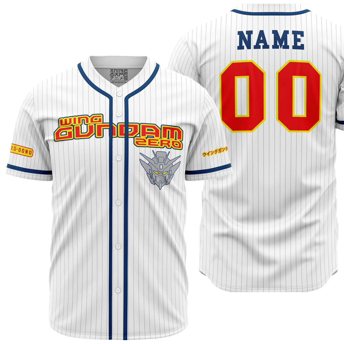 Mckenzieshoponline Wing Zero Gundam Personalized Baseball Jersey For Fans