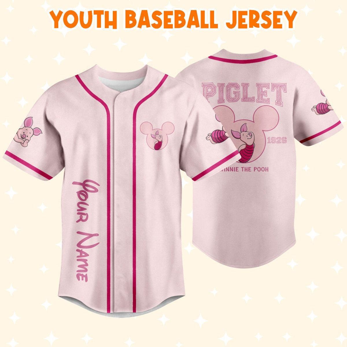 Mckenzieshoponline Winnie The Pooh Piglet Personalized Baseball Jersey For Fans - Image 6