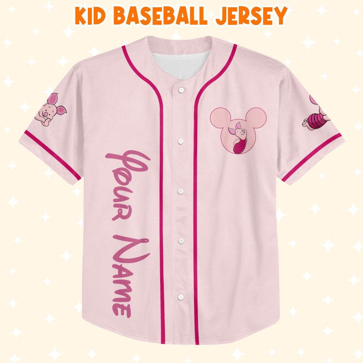 Mckenzieshoponline Winnie The Pooh Piglet Personalized Baseball Jersey For Fans - Image 3