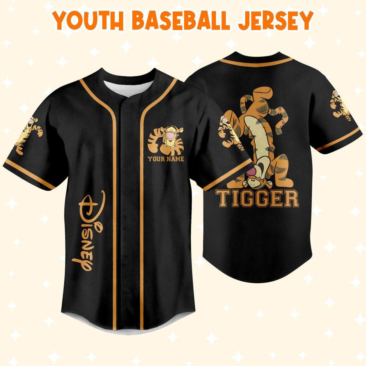 Mckenzieshoponline Winnie The Pooh Tigger Dancing Personalized Baseball Jersey For Fans - Image 6