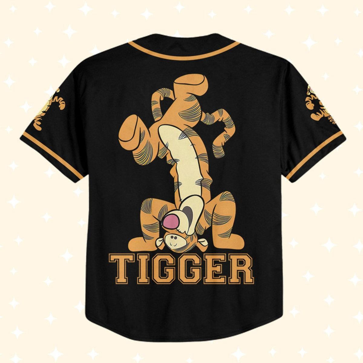 Mckenzieshoponline Winnie The Pooh Tigger Dancing Personalized Baseball Jersey For Fans - Image 4