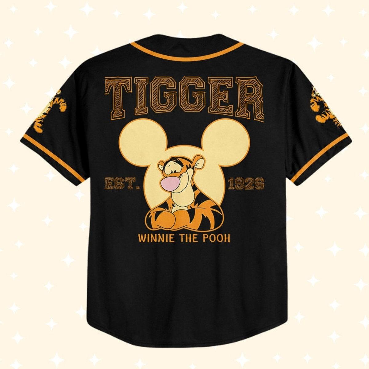 Mckenzieshoponline Winnie The Pooh Tigger Personalized Baseball Jersey For Fans - Image 4