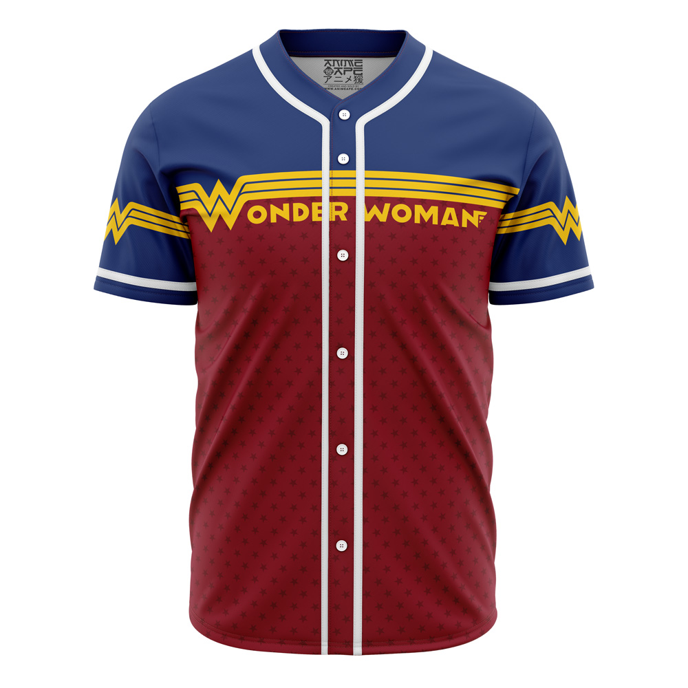 Mckenzieshoponline Wonder Woman DC Comics Personalized Baseball Jersey For Fans