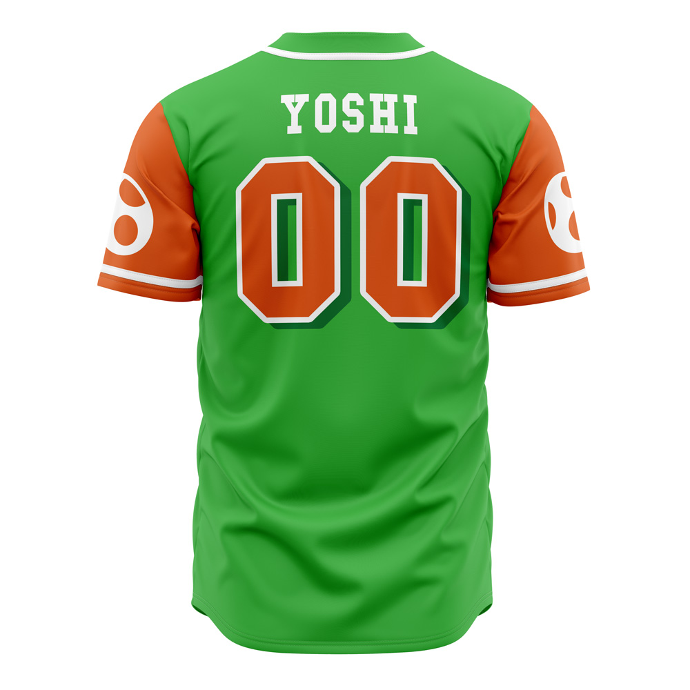 Mckenzieshoponline Yoshi Squad Mario Bros Personalized Baseball Jersey For Fans - Image 3