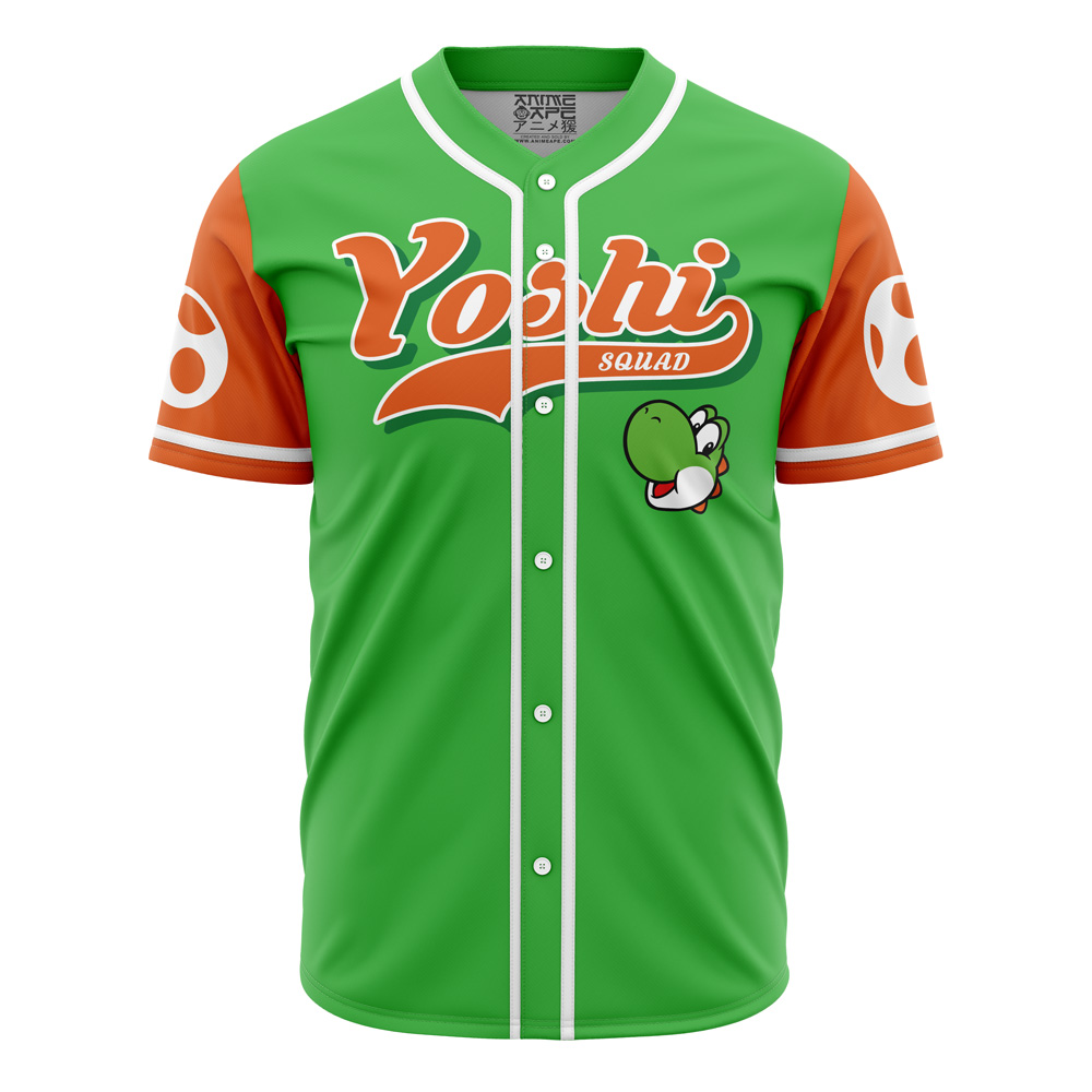 Mckenzieshoponline Yoshi Squad Mario Bros Personalized Baseball Jersey For Fans