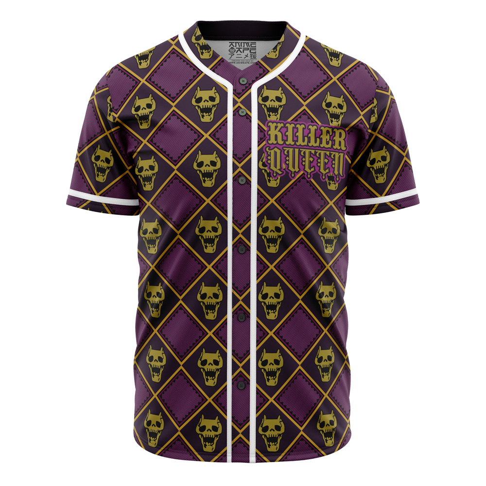 Mckenzieshoponline Yoshikage Kira Killer Queen Jojos Bizarre Adventure Personalized Baseball Jersey For Fans