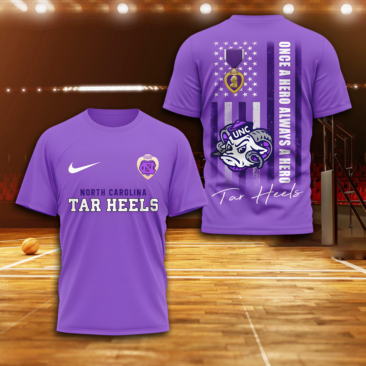 North Carolina Tar Heels Tee - Image 3