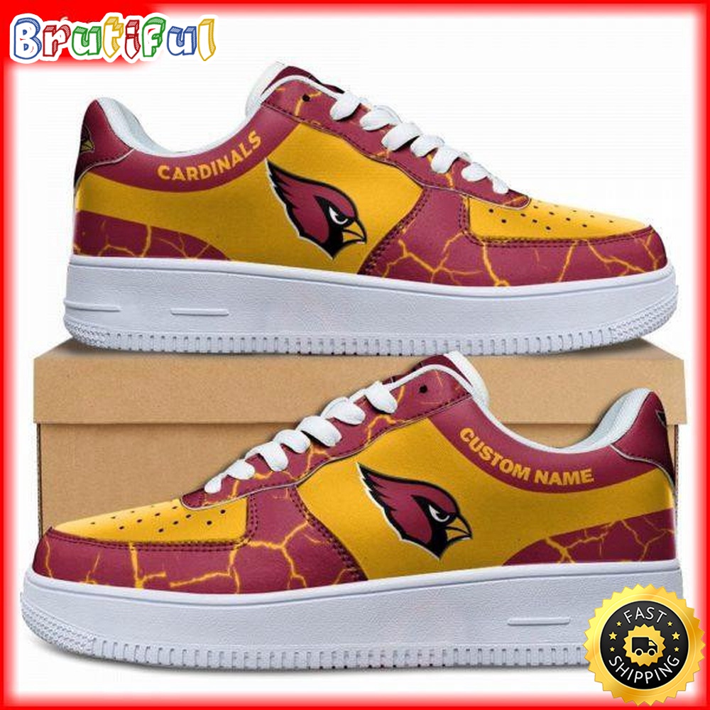 Custom NFL Arizona Cardinals Air Force 1 Shoes Sneaker Football Shoes For Fans