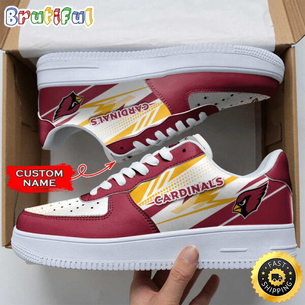 Custom NFL Arizona Cardinals Air Force 1 Shoes Sports Sneaker For Fans