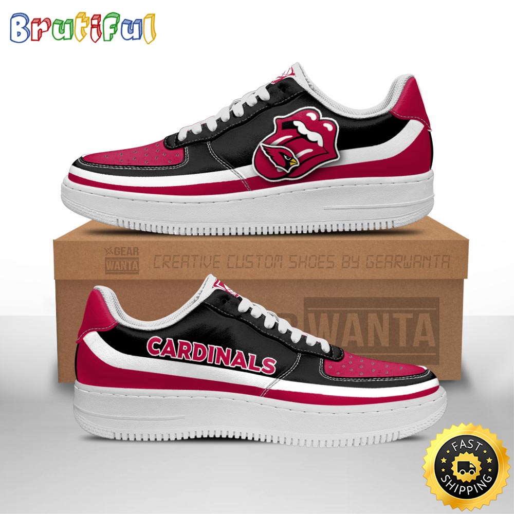 NFL Arizona Cardinals Air Force 1 Shoes Sexy Lips For Fans