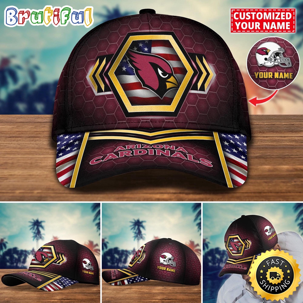 NFL Arizona Cardinals Baseball Cap Best Trending Custom Name Cap
