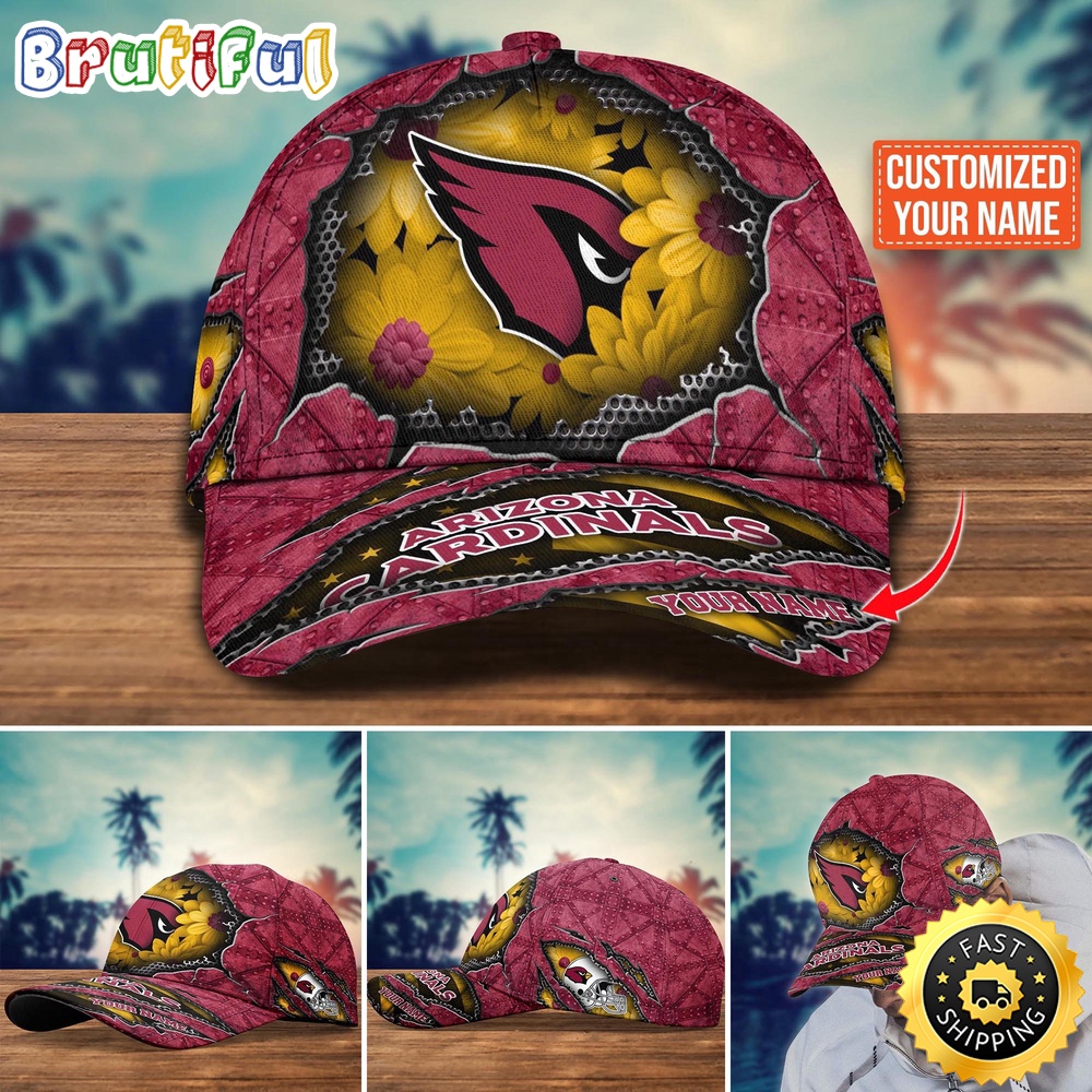 NFL Arizona Cardinals Baseball Cap Custom Cap Trending For Fans
