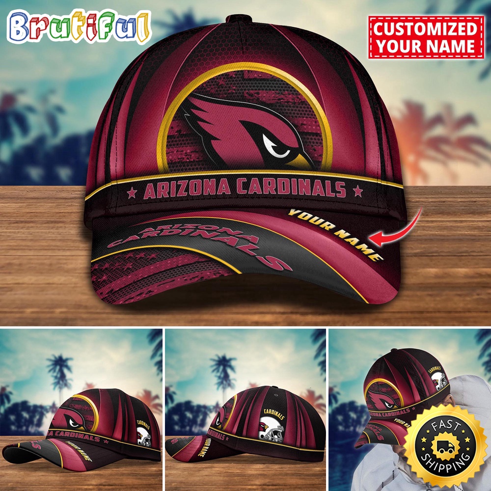 NFL Arizona Cardinals Baseball Cap Custom Football Cap For Fans