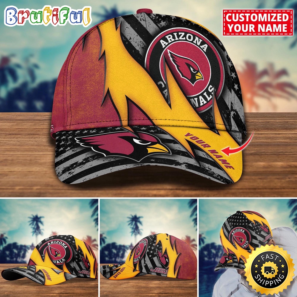 NFL Arizona Cardinals Baseball Cap Custom Football Hat For Fans