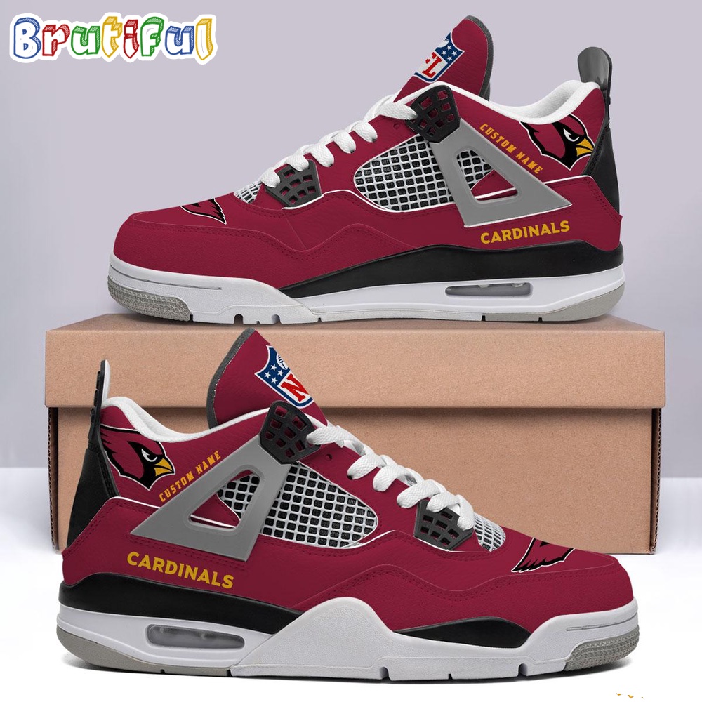 NFL Arizona Cardinals Football Team Air Jordan 4 Shoes Sneaker