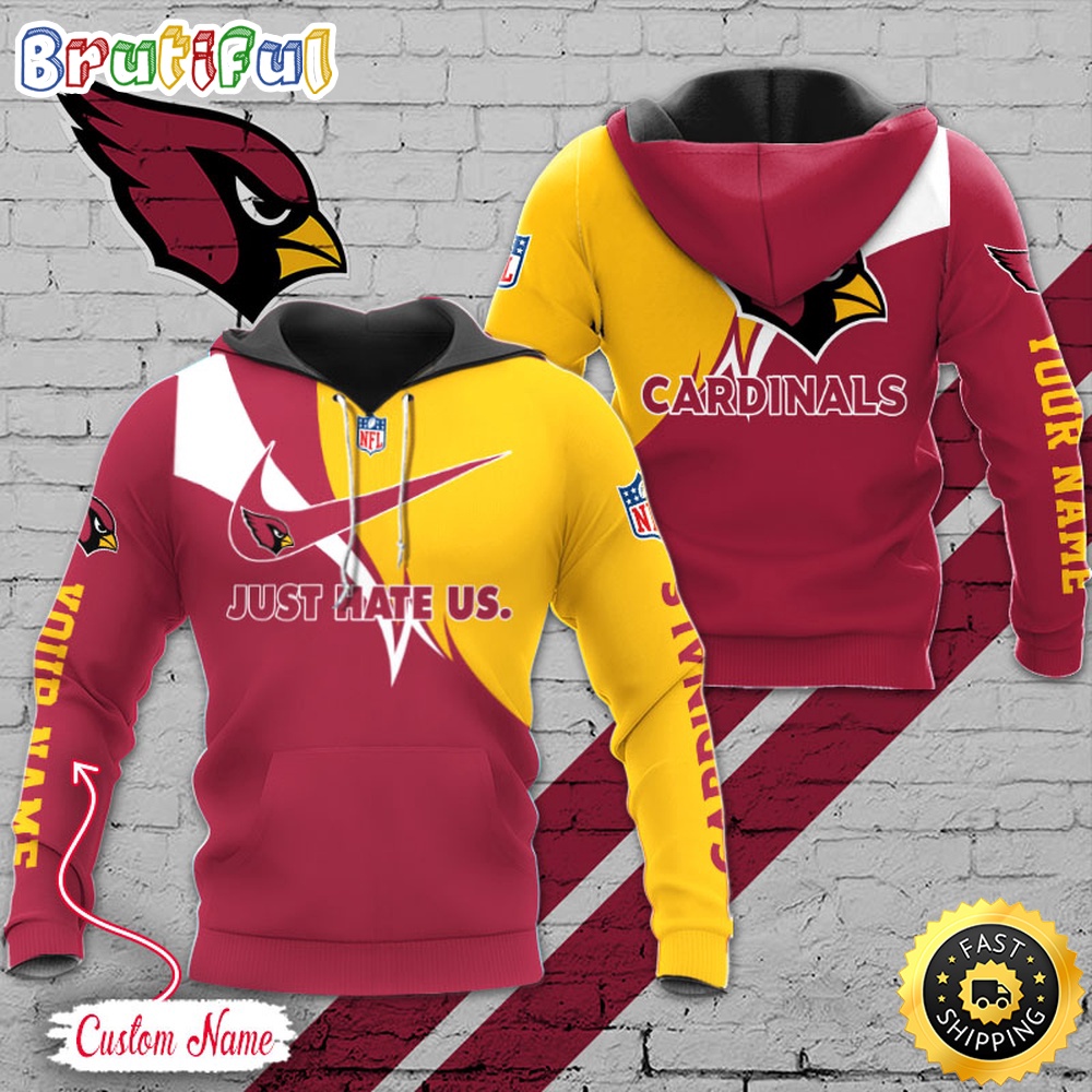 NFL Arizona Cardinals Hoodie Just Hate US Sport Hoodie