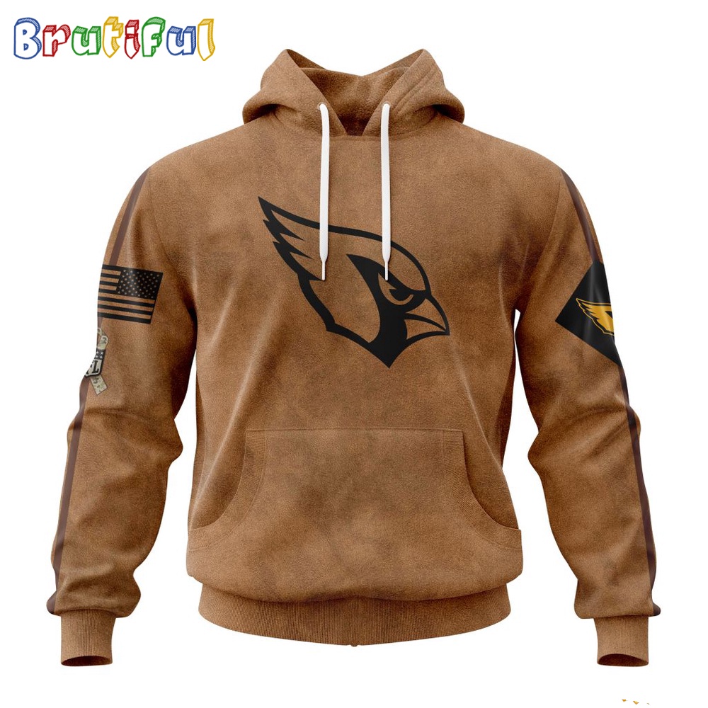 NFL Arizona Cardinals Hoodie Special Salute To Service For Veterans Day Full Printed Hoodie