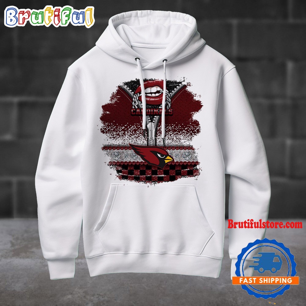 NFL Arizona Cardinals Special Torn Effect Football Hoodie Shirt