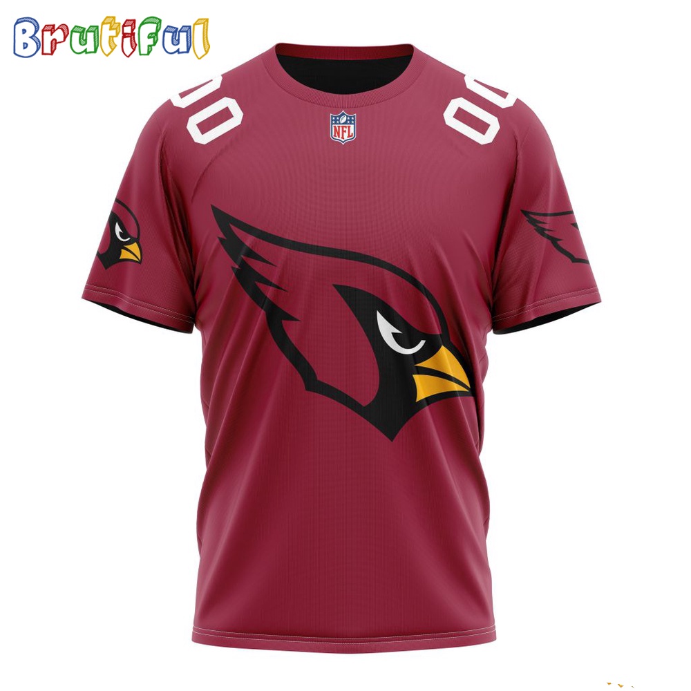 NFL Arizona Cardinals T-Shirt 2024 Personalized Name And Number Unisex T-Shirt