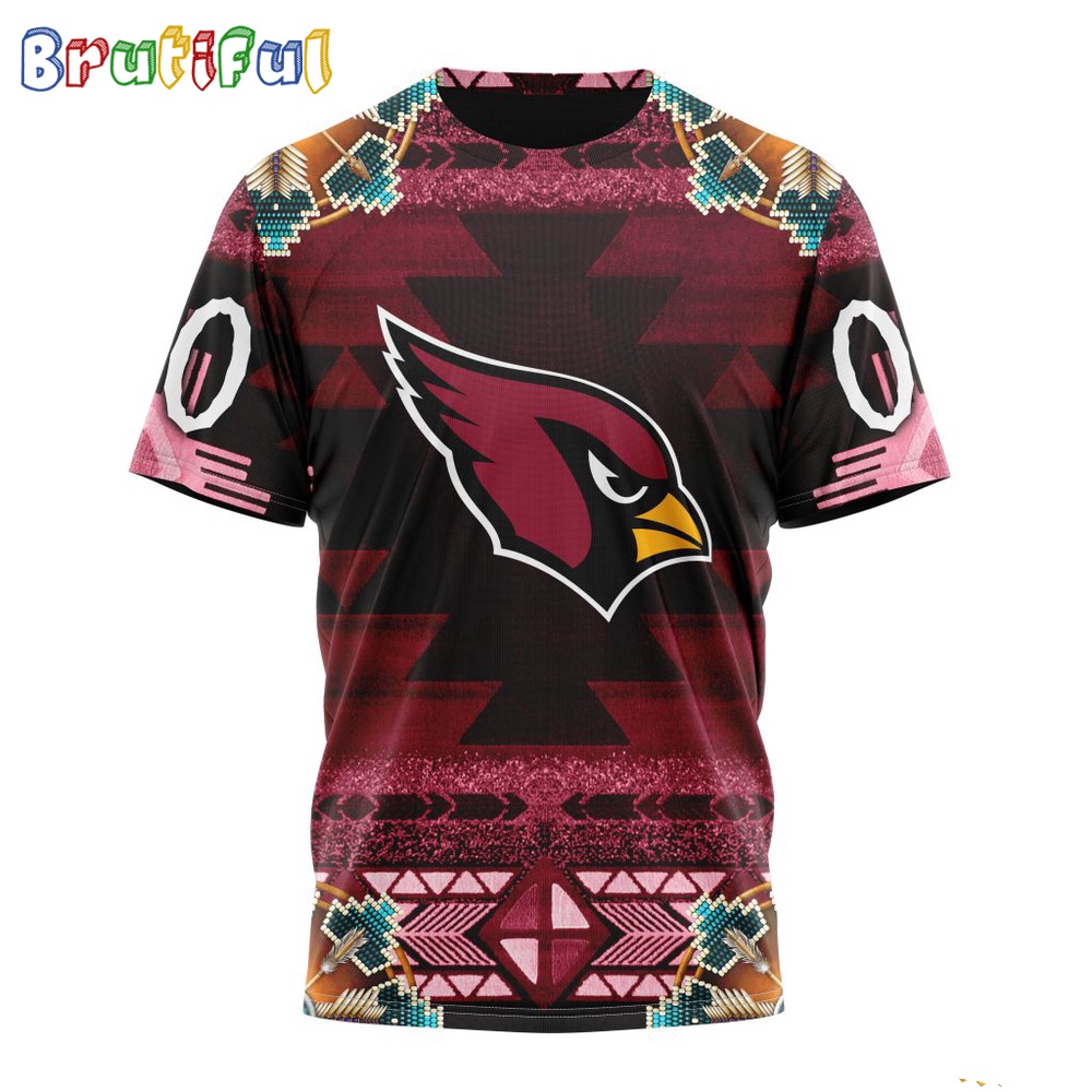 NFL Arizona Cardinals T-Shirt Special Native Costume Design T-Shirt